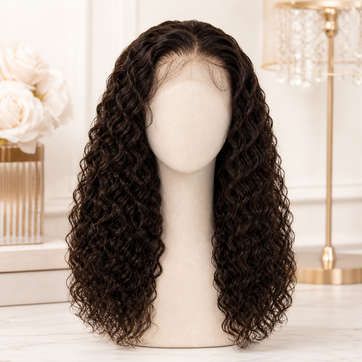 Curly wig style
